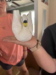 Ceramic Swan Planter/Vase