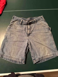 Men's Blue Denim Carpenter Shorts