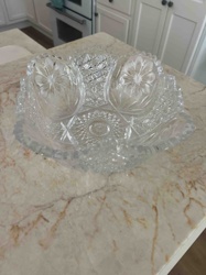 American Brilliant Cut Glass Bowl