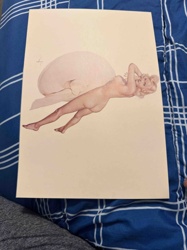 Reclining Female Nude Art Print