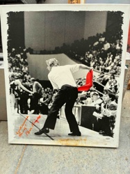 Bob Hope Golf Swing Photograph with Signature