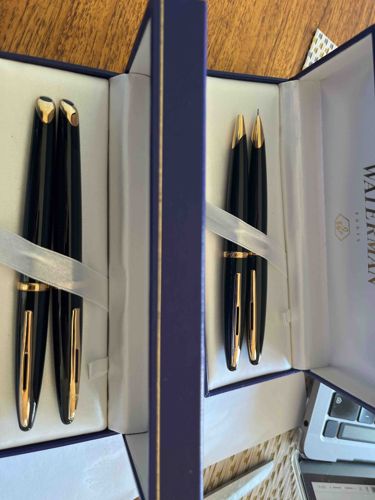 Two Waterman Carene Writing Instrument Sets