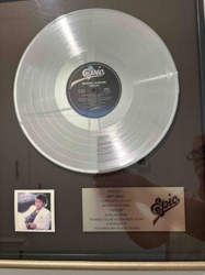 Framed Michael Jackson 'Thriller' Platinum Record Award