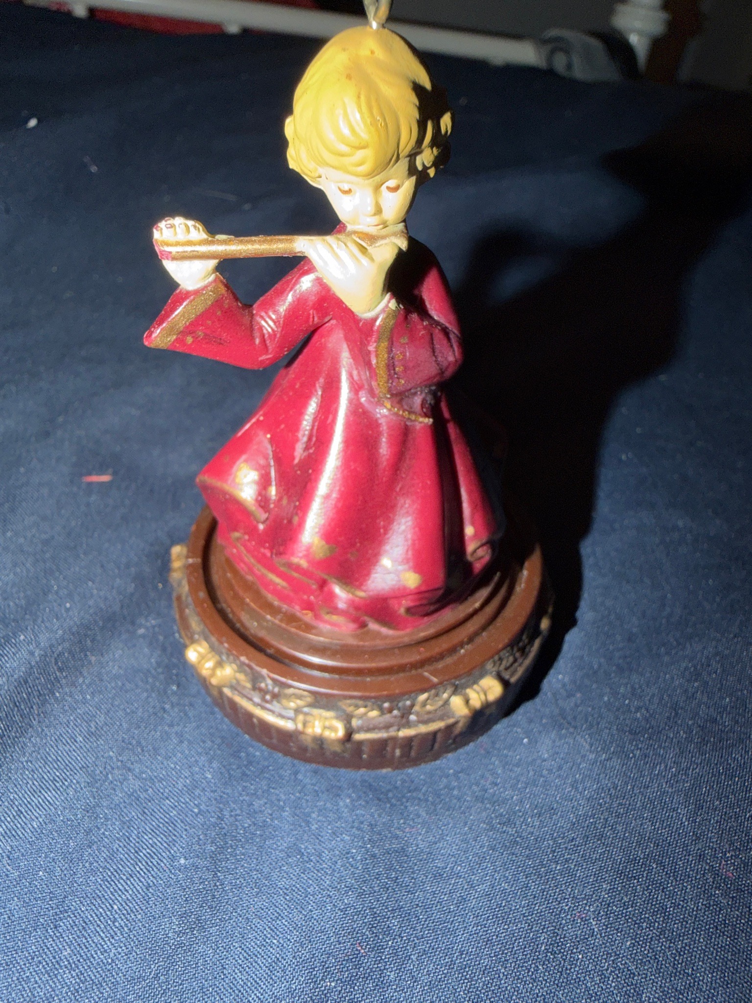 Submitted photo of Figurine of a child playing a flute