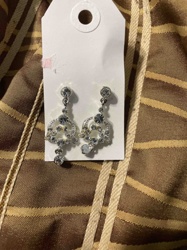 Rhinestone Dangle Earrings
