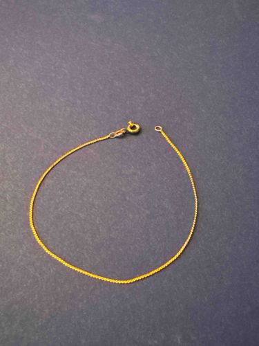 14k Gold Foxtail Chain Bracelet