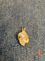 Pearl and Stone Pendant