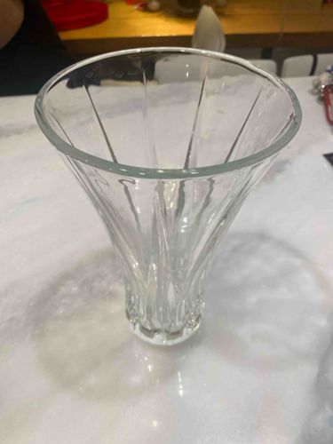 Tiffany & Co. Crystal Fluted Vase