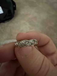 Twisted Band Diamond Ring