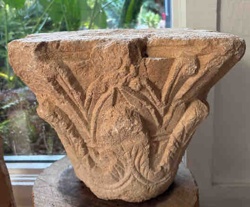 Carved Stone Architectural Fragment (Column Capital)
