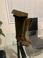 Ralph Lauren Suede Over-The-Knee Boots