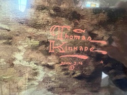 Thomas Kinkade Signature and Markings