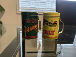 Vintage-Style Decorative Salt and Pepper Shakers