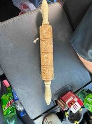 Carved Wooden Rolling Pin