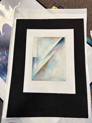 Phillip Jaeger Original Pastel Abstract on Paper