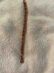 Copper Link Chain Bracelet