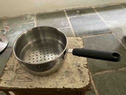 Stainless Steel Straining Saucepan