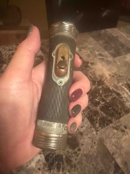 Vintage Cylindrical Style Flashlight
