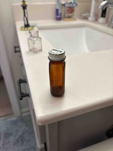 Vintage Anacin Medicine Bottle with Metal Cap