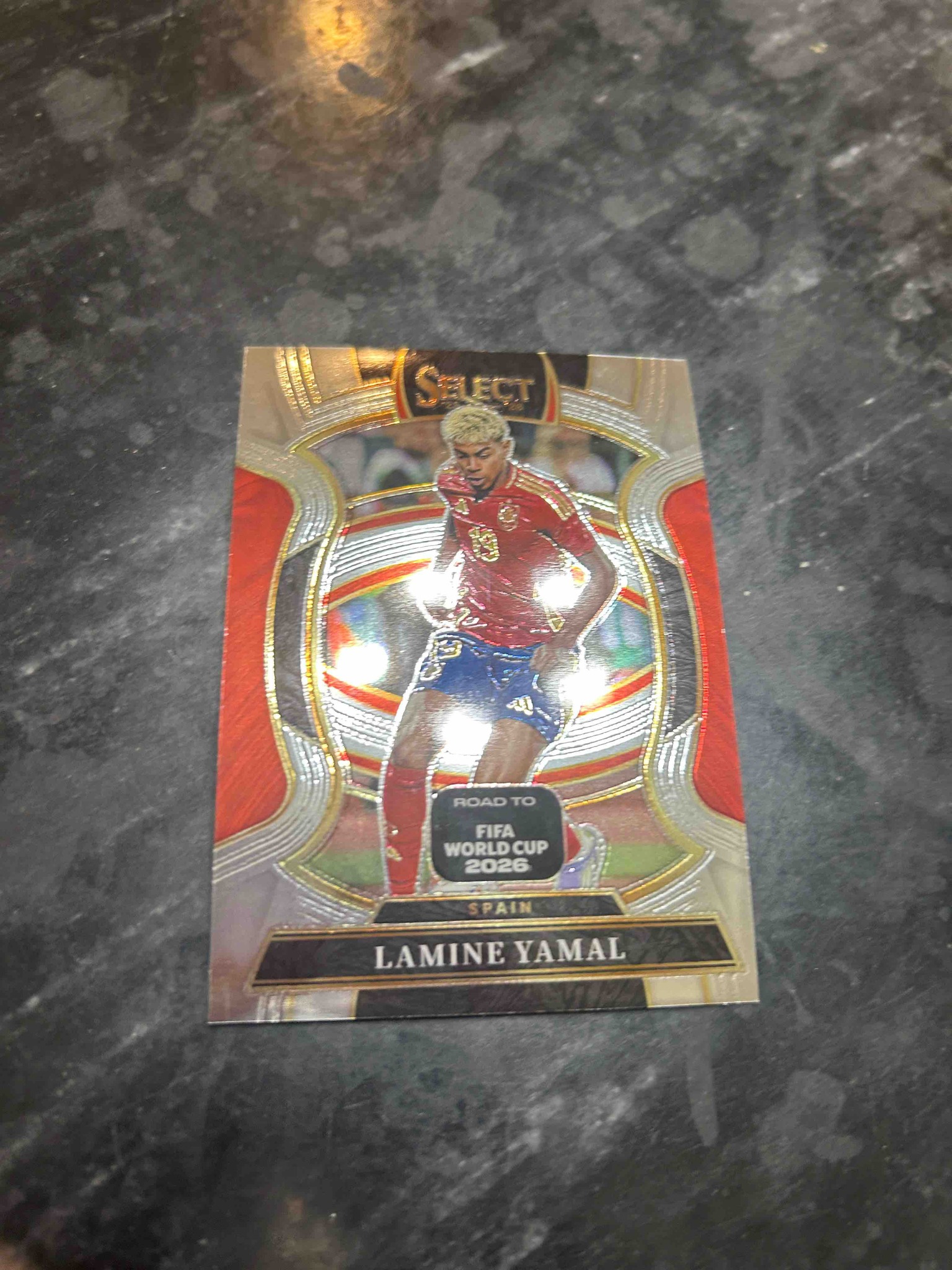Submitted photo of Panini Select Lamine Yamal soccer trading card (not authenticated)