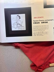 Tezuka Osamu Autograph and Original Drawing: Astro Boy and Big X