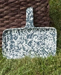 Speckled Enamelware Handled Tray / Platter