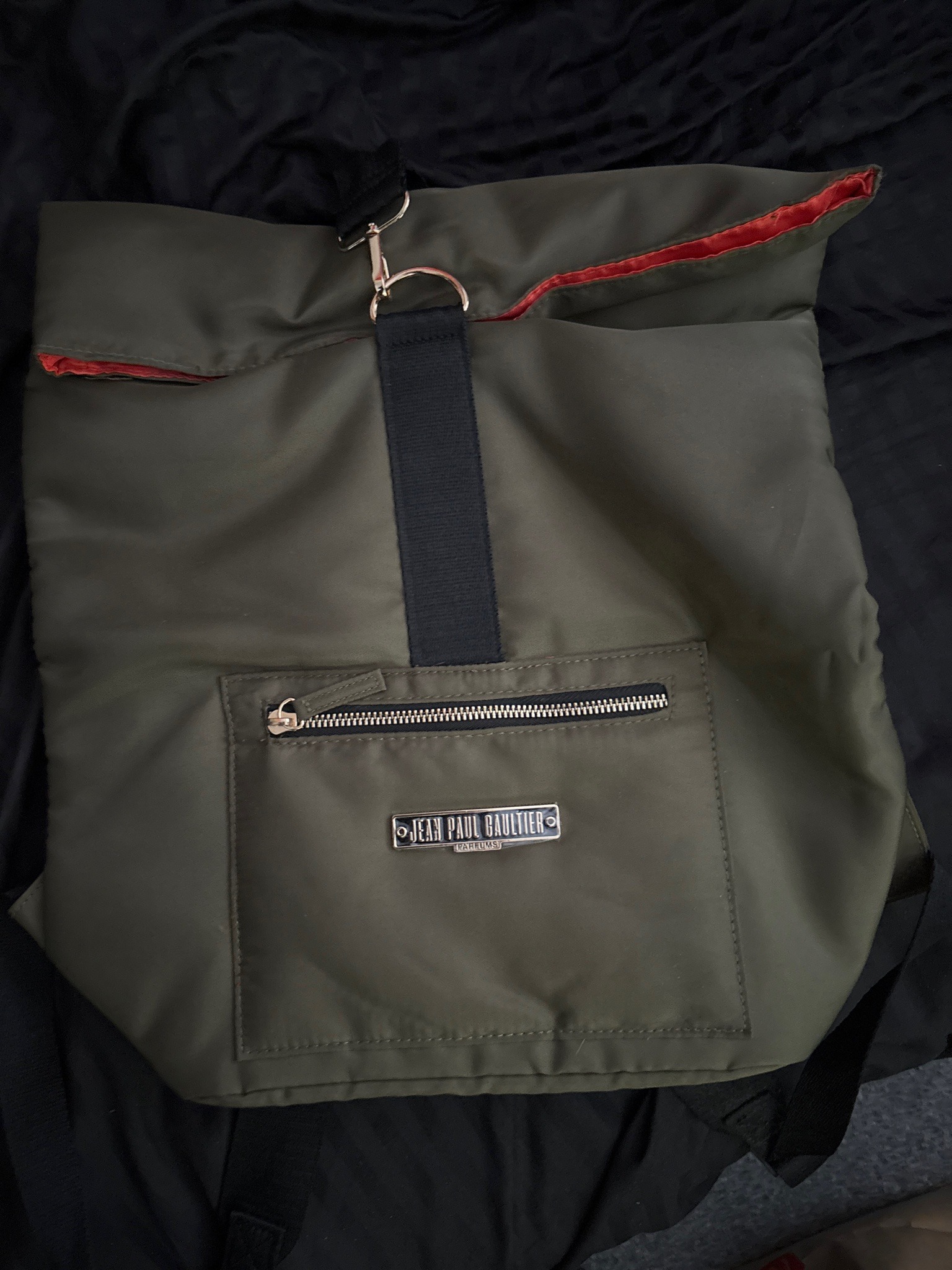 Submitted photo of Jean Paul Gaultier Parfums backpack (not authenticated)