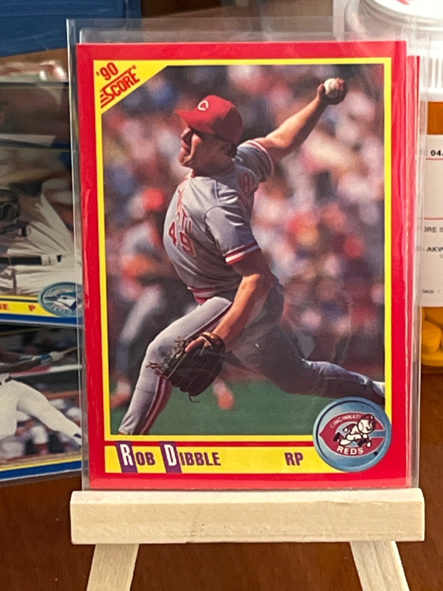 1990 Score Rob Dibble Baseball Card #336