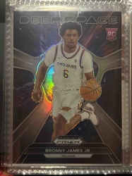 Bronny James Jr. Panini Prizm Deep Space Rookie Card