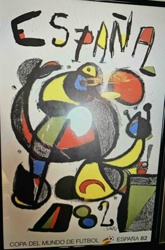 España 82 Copa del Mundo de Fútbol Poster by Joan Miró