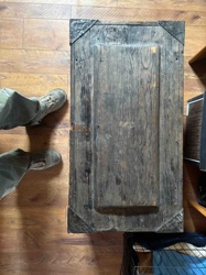 Antique Carpenter Tool Chest Lid (likely part of an 1800s chest)