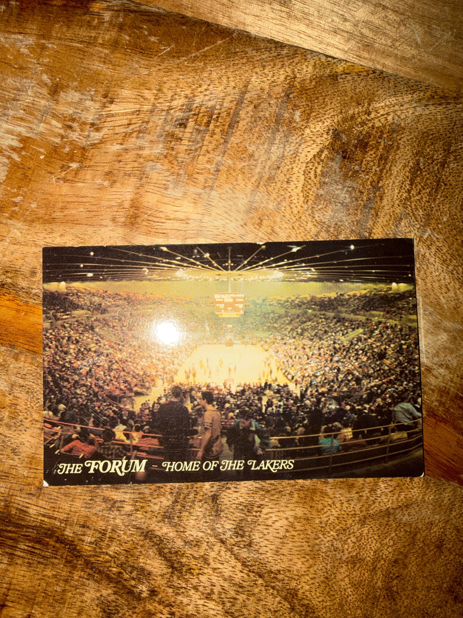 Submitted photo of Vintage postcard depicting The Forum - Home of the Lakers (unauthenticated)