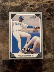 1991 Leaf Willie Randolph Baseball Card