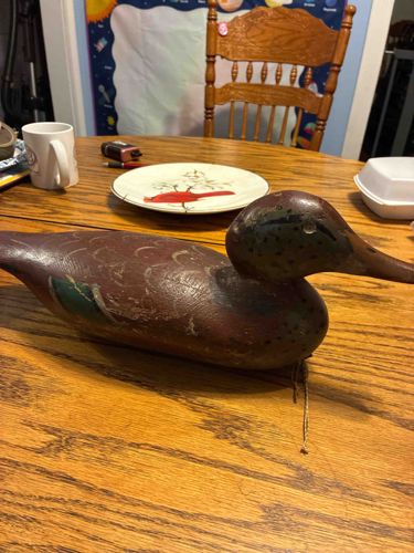 Vintage Wooden Mallard Duck Decoy