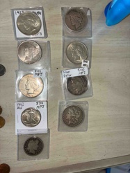 Assorted US Silver Dollars and Half-Dollars Collection