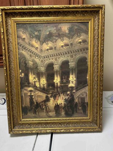 Framed Print of Palais Garnier Grand Staircase