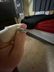 Skull and Crossbones Band Ring