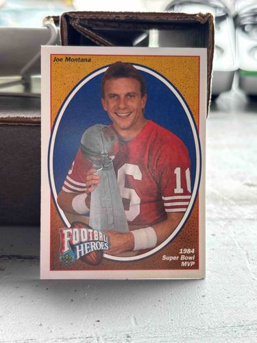 1984 Super Bowl MVP Joe Montana 'Football Heroes' Sports Trading Card