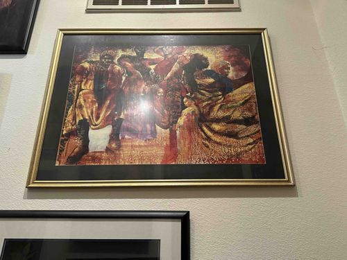 Framed Religious/Mythological Scene Print