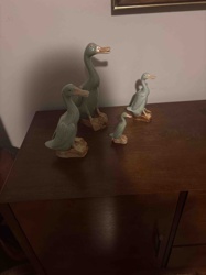 Set of Four Ceramic Duck Figurines