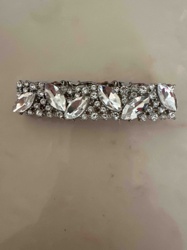 Crystal Embellished Wide Bracelet