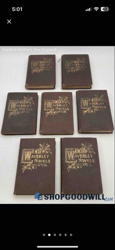Waverley Novels Antique Hardcover Books