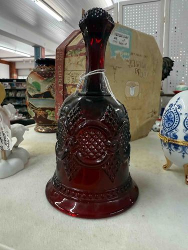Avon Ruby Red Bell Decanter