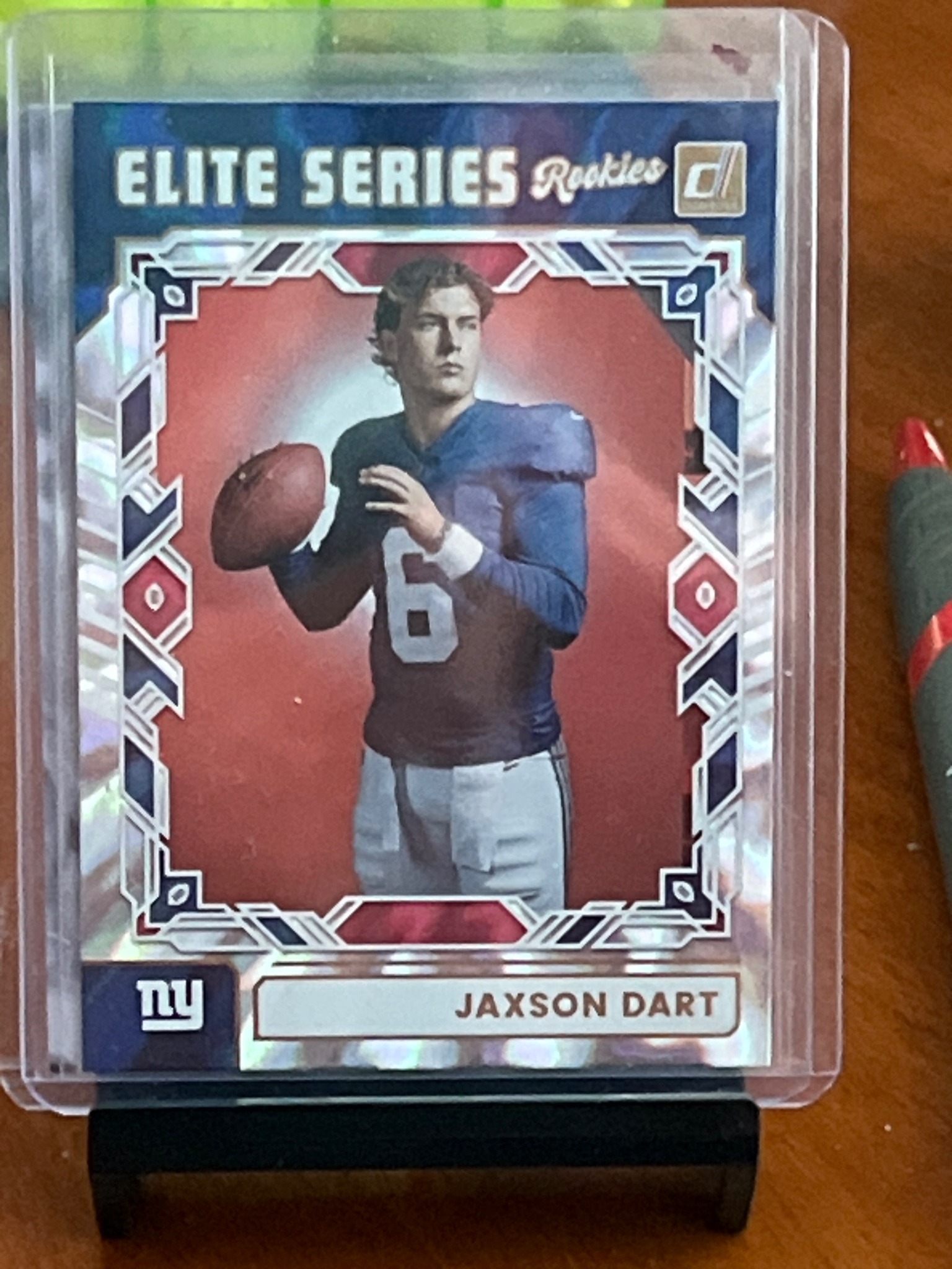 Jaxson Dart 2024 Donruss Elite Series Rookies Football Card (Custom/Unlicensed Variant)