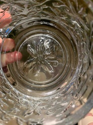 Poinsettia Large Glass Mug