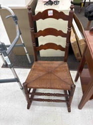Ladderback Chair with Rush Seat