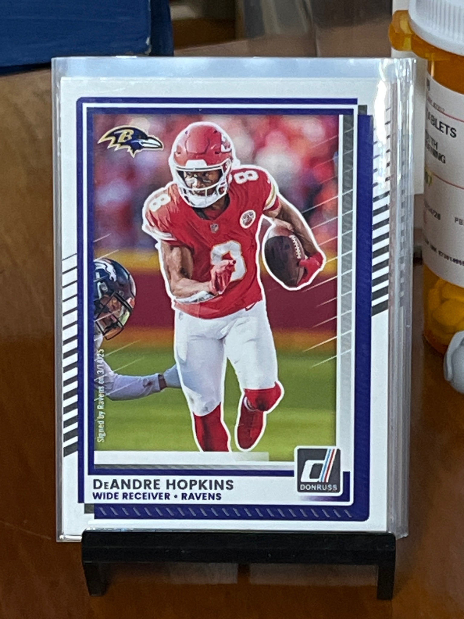 Customized DeAndre Hopkins Donruss Football Trading Card
