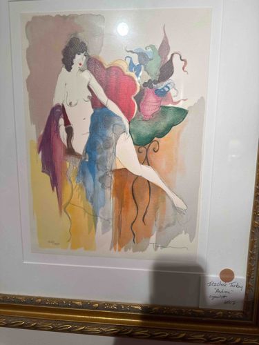 Itzchak Tarkay Serigraph/Lithograph titled "Andrea"