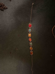 Multi-Stone Cabochon Bracelet