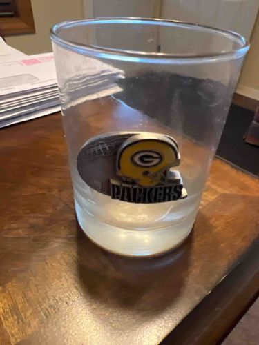 Green Bay Packers Logo Glass Tumbler